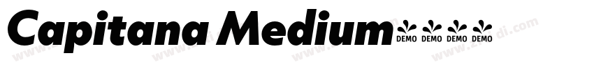 Capitana Medium字体转换